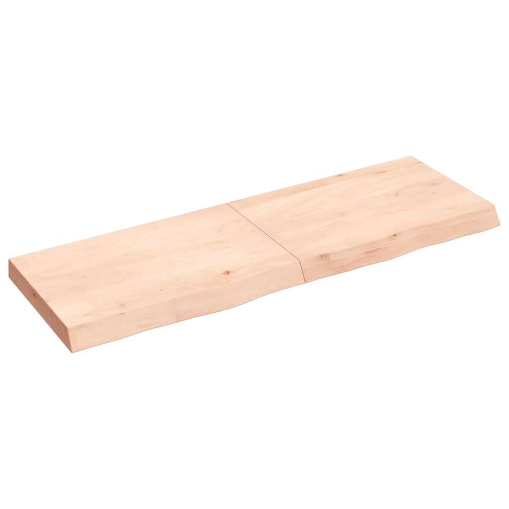 VIDAXL WASHBAIN-Blatt 120x40x (2-6) cm unbehandeltes festes Holz