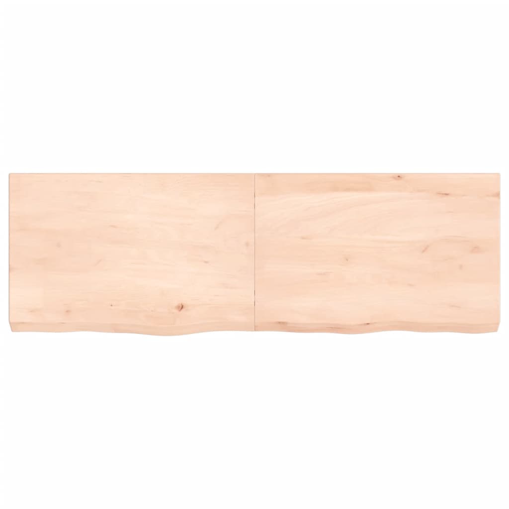 VIDAXL WASHBAIN-Blatt 120x40x (2-6) cm unbehandeltes festes Holz
