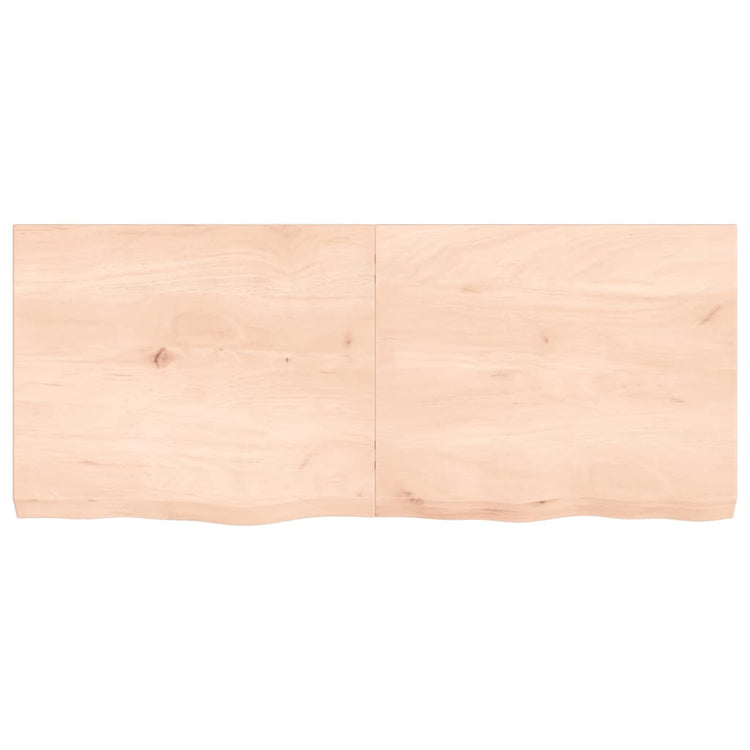VIDAXL WASHBAIN-Blatt 120x50x (2-6) cm unbehandeltes festes Holz