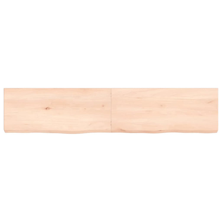 VIDAXL WASHBAIN-Blatt 140x30x (2-6) cm unbehandeltes festes Holz
