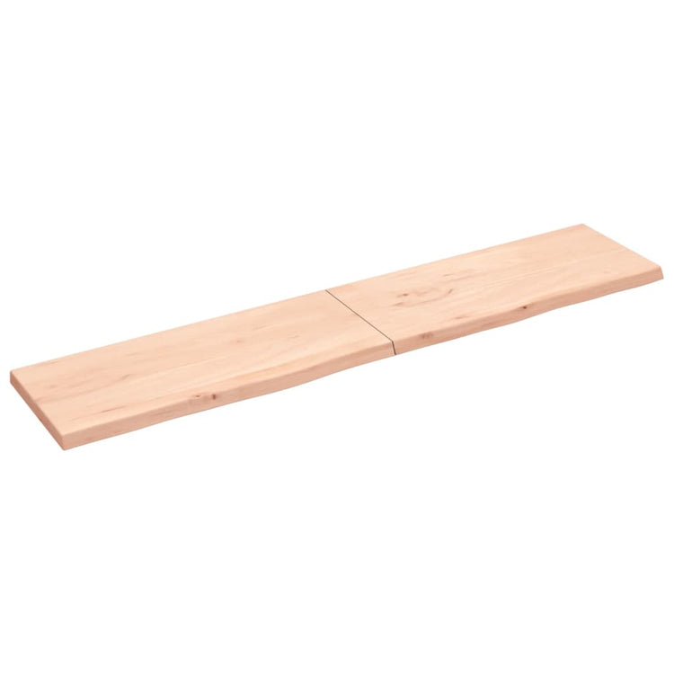 VIDAXL WASHBAIN SHAP 200x40X (2-4) cm unbehandeltes festes Holz