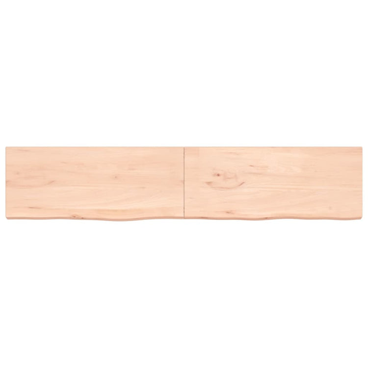 VIDAXL WASHBAIN SHAP 200x40X (2-4) cm unbehandeltes festes Holz