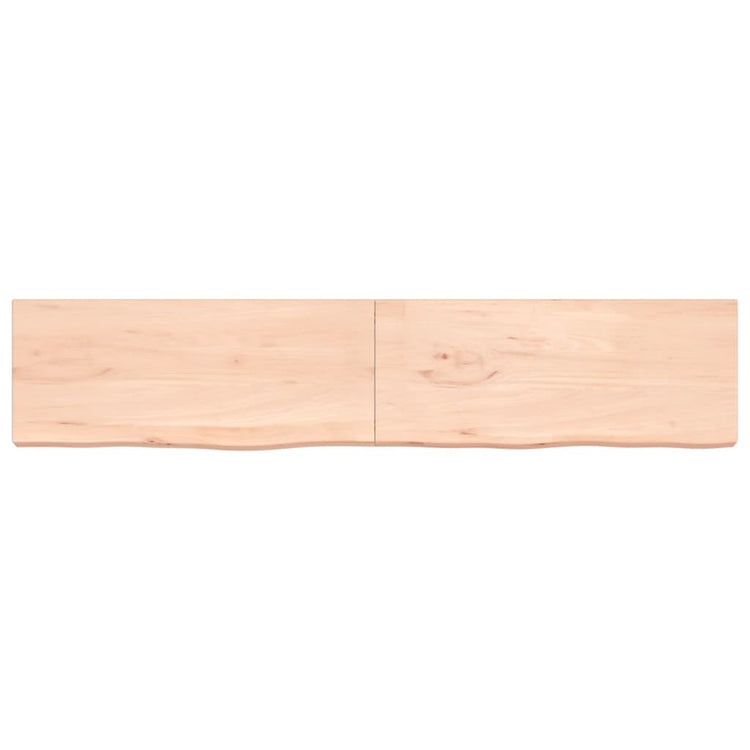 VIDAXL WASHBAIN-Blatt 200x40x (2-6) cm unbehandeltes festes Holz