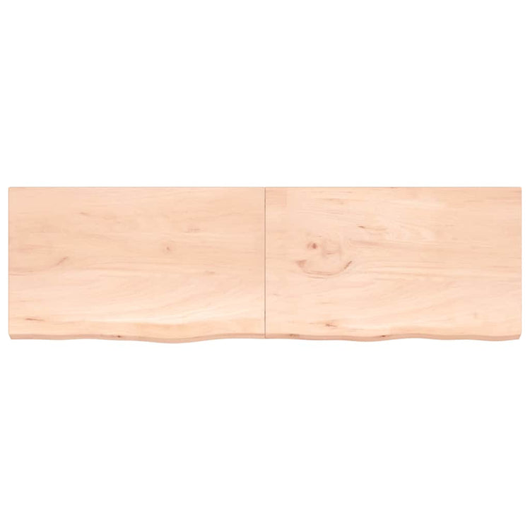 VIDAXL WASHBAIN-Blatt 200x60x (2-4) cm unbehandeltes festes Holz