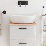 VIDAXL WASHBAIN TABELLE 40x30x2 behandeltes massives Holz hellbraun - afbeelding 1