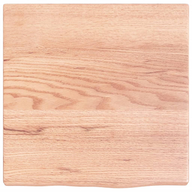 Vidaxx-Waschtischplatte 40x40x2, behandeltes Massivholz hellbraun