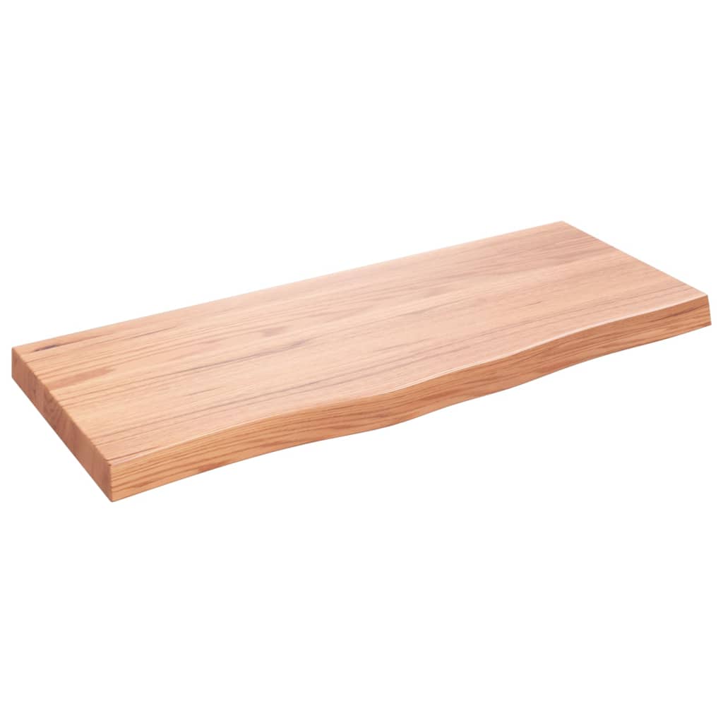 VIDAXL WASHBAIN TABELLE 100x40X (2-6) CM behandeltes massives Holz hellbraun
