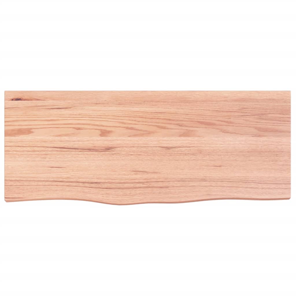 VIDAXL WASHBAIN TABELLE 100x40X (2-6) CM behandeltes massives Holz hellbraun