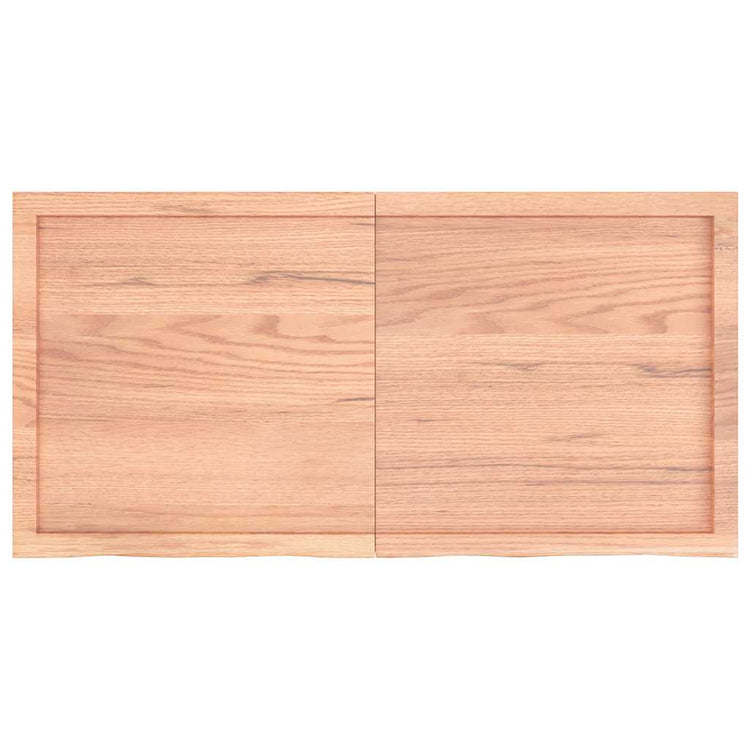 VIDAXL WASHBAIN-Blatt 120x60x (2-4) CM behandeltes massives Holz hellbraun