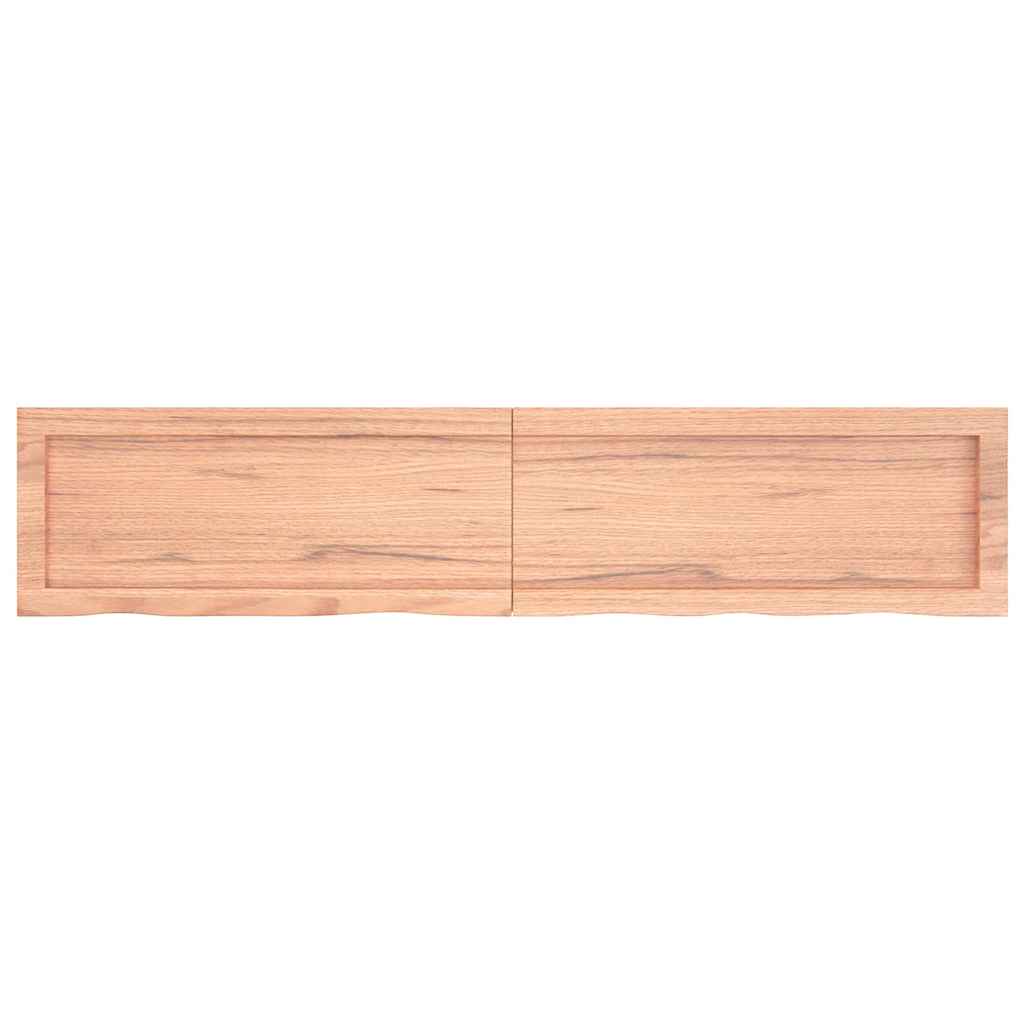 VIDAXL WASHBAIN-Blatt 140x30x (2-4) CM behandeltes massives Holz hellbraun