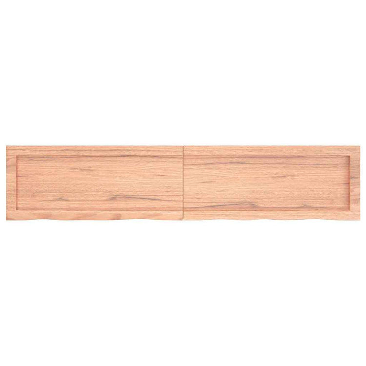 VIDAXL WASHBAIN-Blatt 140x30x (2-4) CM behandeltes massives Holz hellbraun