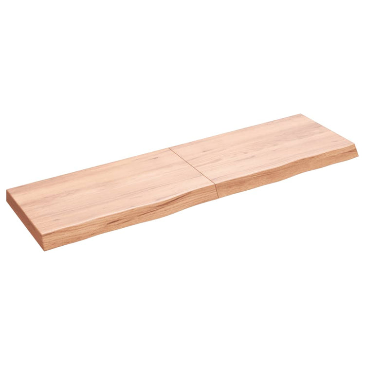 VIDAXL WASHBAIN-Blatt 140x40x (2-6) CM behandeltes massives Holz hellbraun
