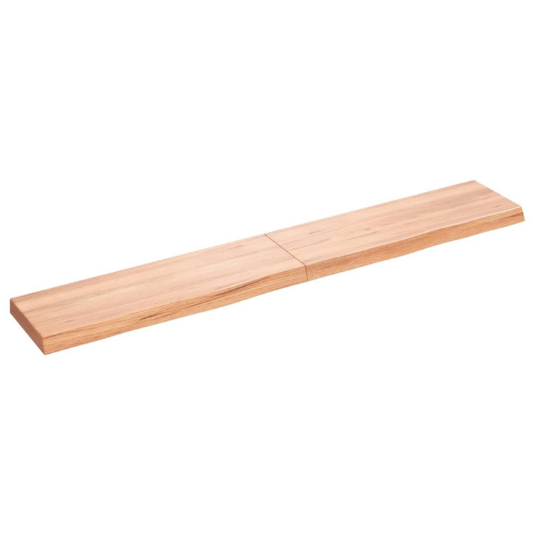 VIDAXL WASHBAIN-Blatt 180x30x (2-6) CM behandeltes massives Holz hellbraun