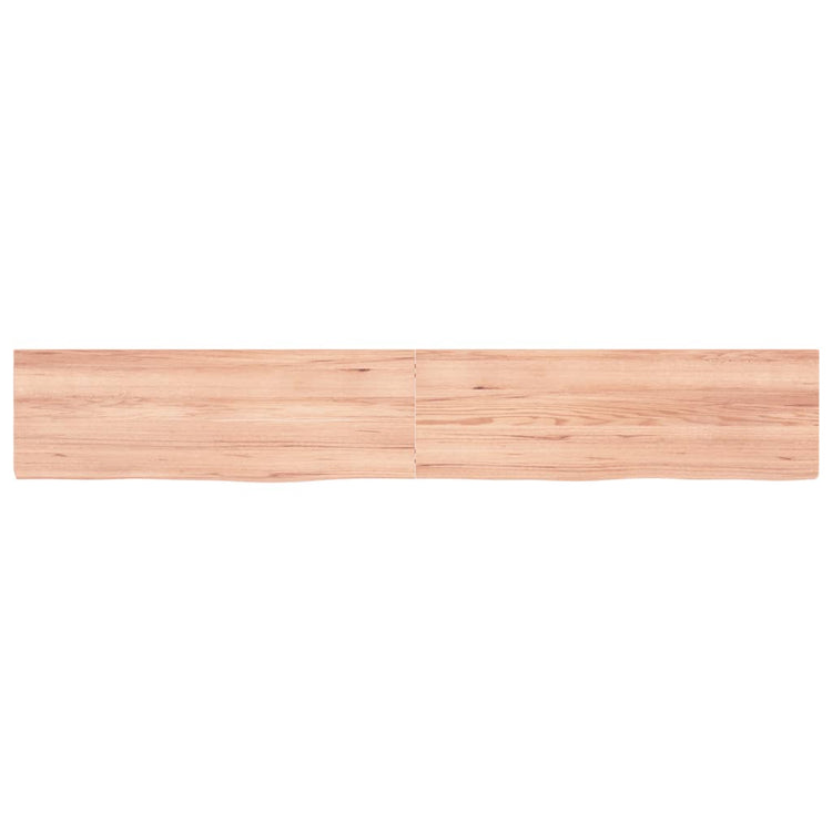 VIDAXL WASHBAIN-Blatt 180x30x (2-6) CM behandeltes massives Holz hellbraun