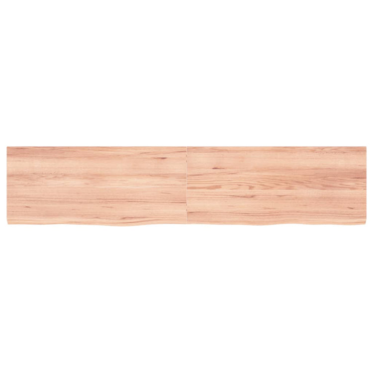 VIDAXL WASHBAIN-Blatt 180x40x (2-4) CM behandeltes massives Holz hellbraun