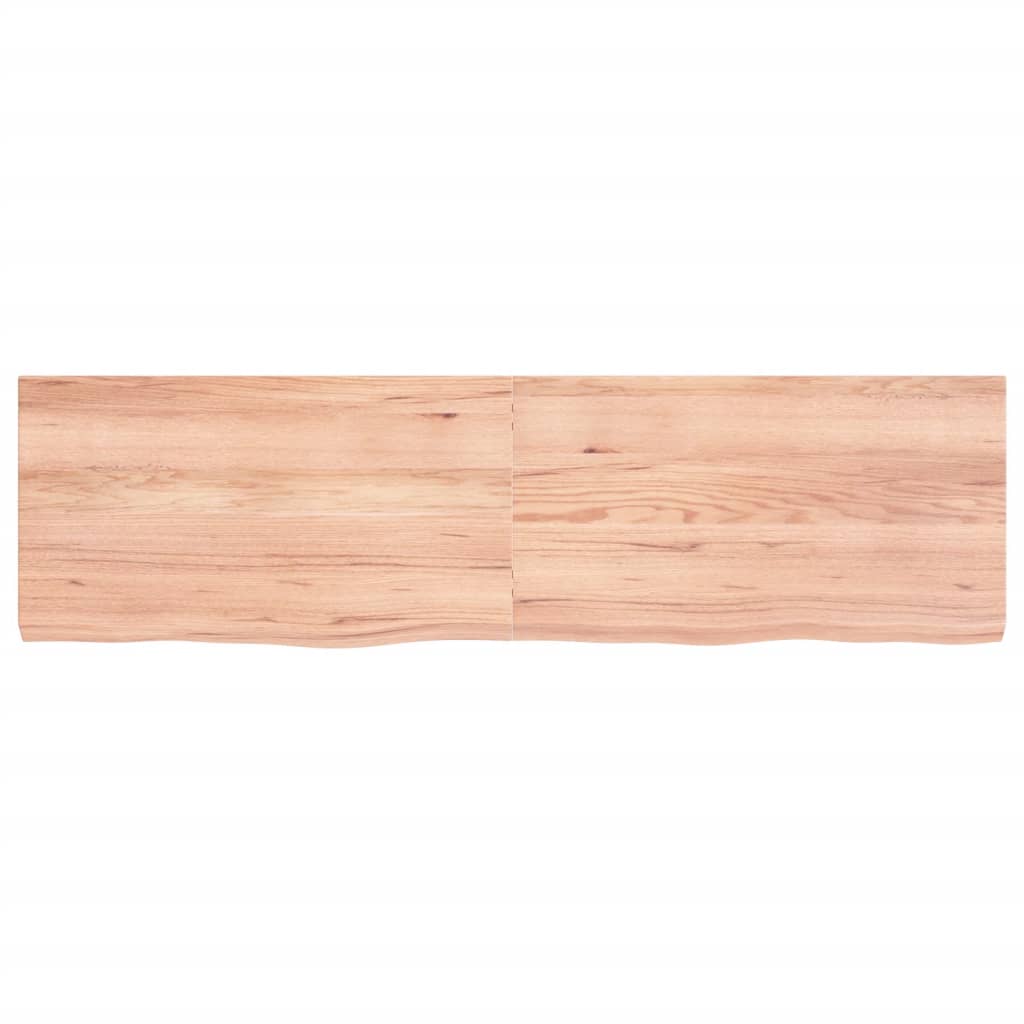 VIDAXL WASHBAIN-Blatt 180x50x (2-6) CM behandeltes massives Holz hellbraun
