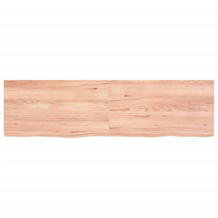 VIDAXL WASHBAIN-Blatt 180x50x (2-6) CM behandeltes massives Holz hellbraun
