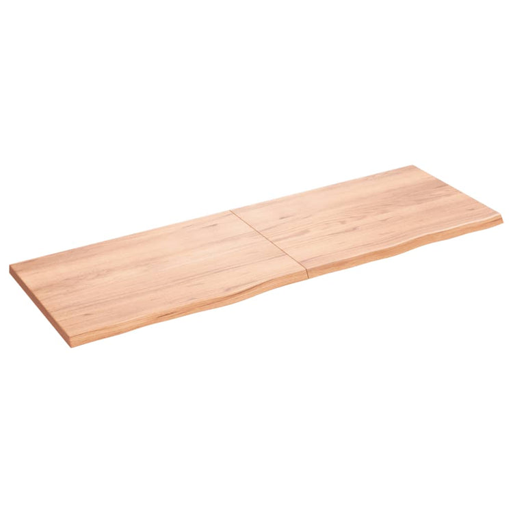VIDAXL WASHBAIN-Blatt 180x60x (2-4) CM behandeltes massives Holz hellbraun