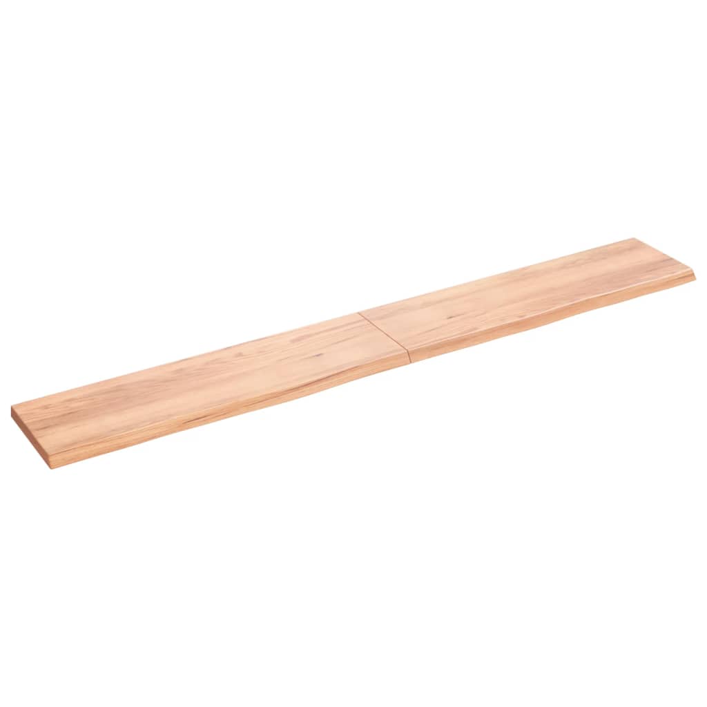 VIDAXL WASHBAIN-Blatt 220x30x (2-4) CM behandeltes massives Holz hellbraun