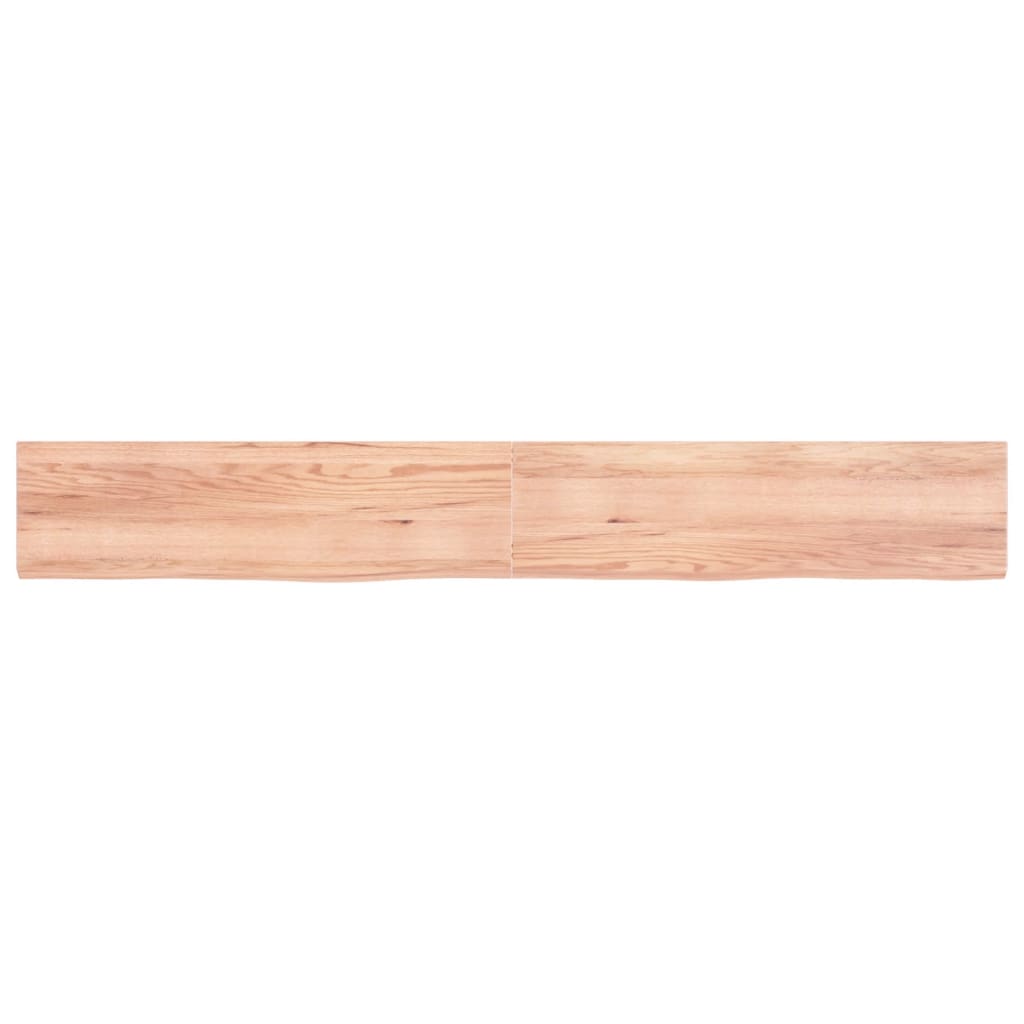 VIDAXL WASHBAIN-Blatt 220x30x (2-4) CM behandeltes massives Holz hellbraun