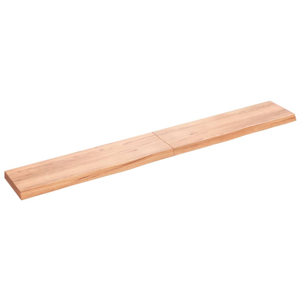 VIDAXL WASHBAIN-Blatt 220x30x (2-6) CM behandeltes massives Holz hellbraun