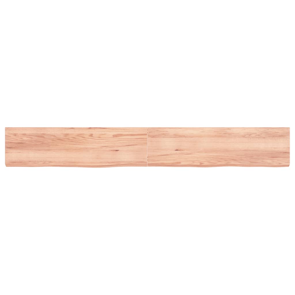 VIDAXL WASHBAIN-Blatt 220x30x (2-6) CM behandeltes massives Holz hellbraun