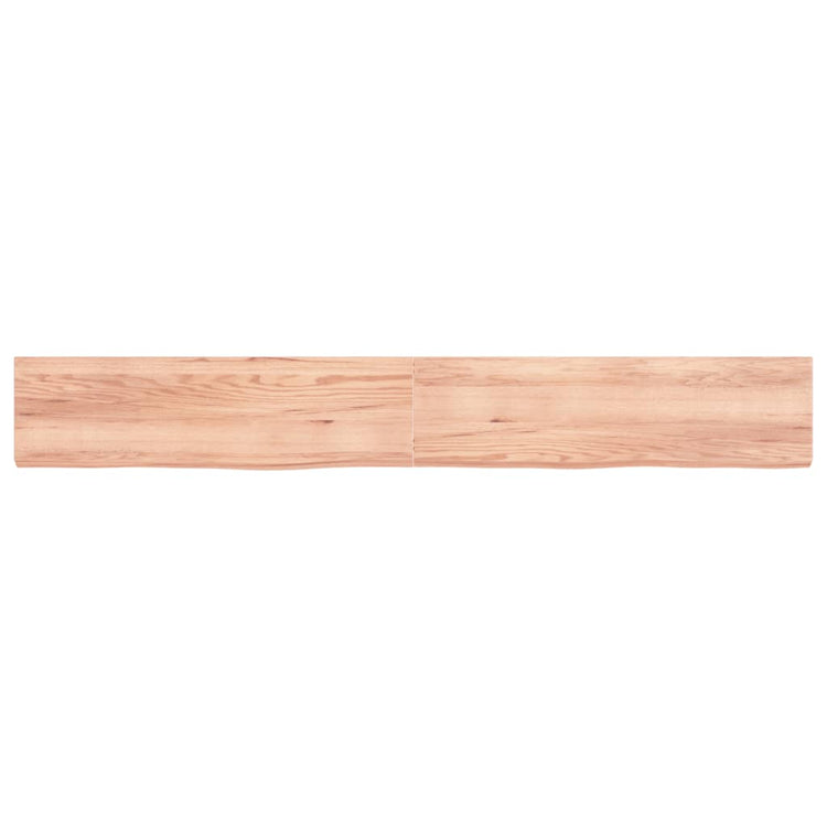 VIDAXL WASHBAIN-Blatt 220x30x (2-6) CM behandeltes massives Holz hellbraun