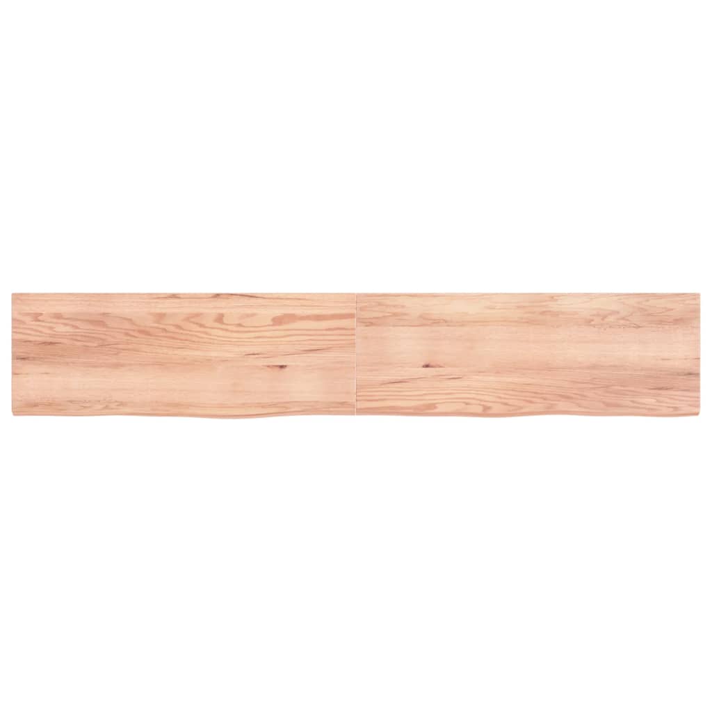 VIDAXL WASHBAIN-Blatt 220x40x (2-4) cm behandeltes massives Holz hellbraun