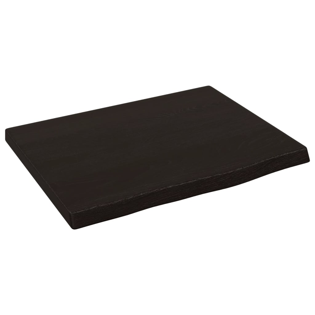 VIDAXL WASHBAIN TABELLE 40x30x2 cm behandeltes massives Holz dunkelbraun behandelt