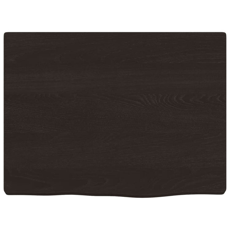 VIDAXL WASHBAIN TABELLE 40x30x2 cm behandeltes massives Holz dunkelbraun behandelt
