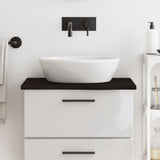 VIDAXL WASHBAIN -Blatt 60x60x2 cm behandeltes massives Holz dunkelbraun - afbeelding 1