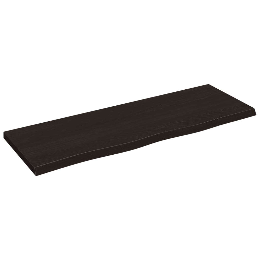 VIDAXL WASHBAIN TABELLE 80x30x2 cm behandelt massives Holz dunkelbraun