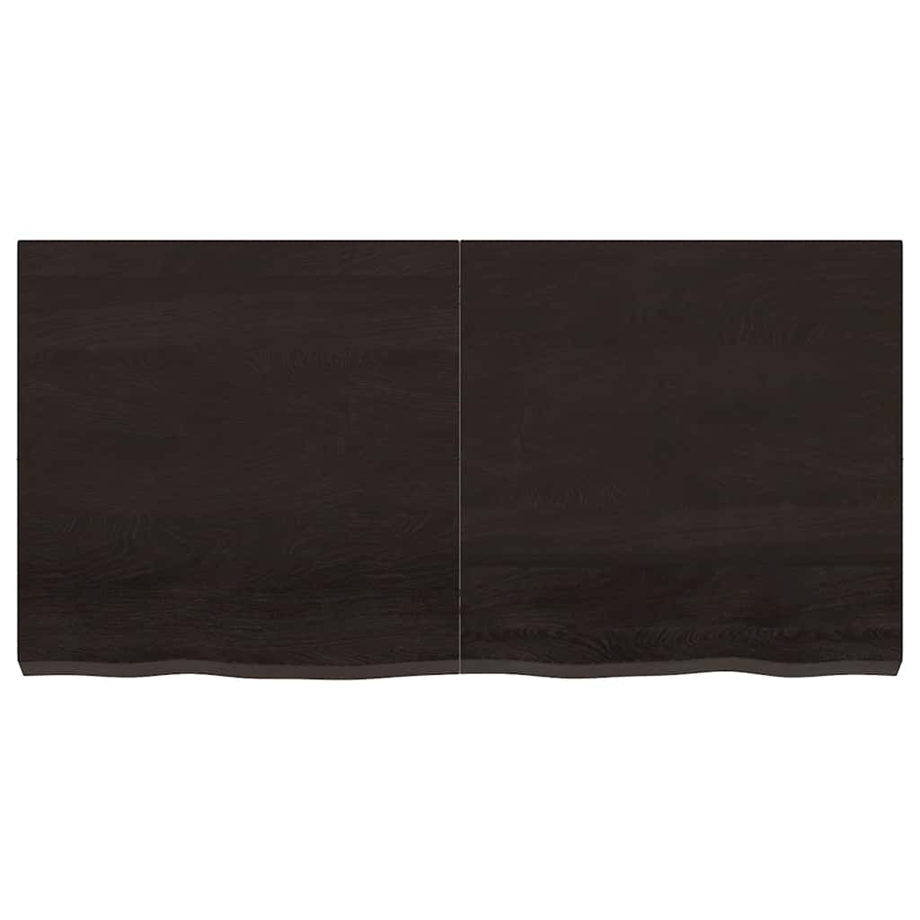 VIDAXL WASHBAIN-Blatt 120x60x (2-6) CM behandelt massives Holz dunkelbraun