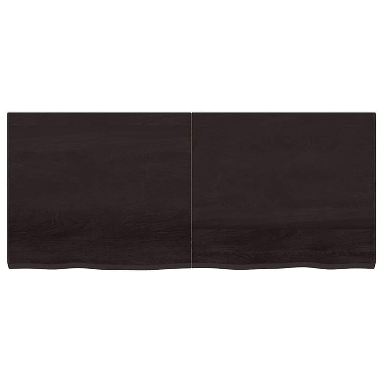 VIDAXL WASHBAIN-Blatt 140x60x (2-4) cm behandeltes massives Holz dunkelbraun