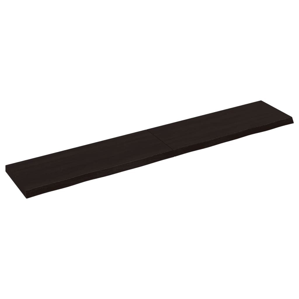 VIDAXL WASHBAIN-Blatt 160x30x (2-4) CM behandelt massives Holz dunkelbraun