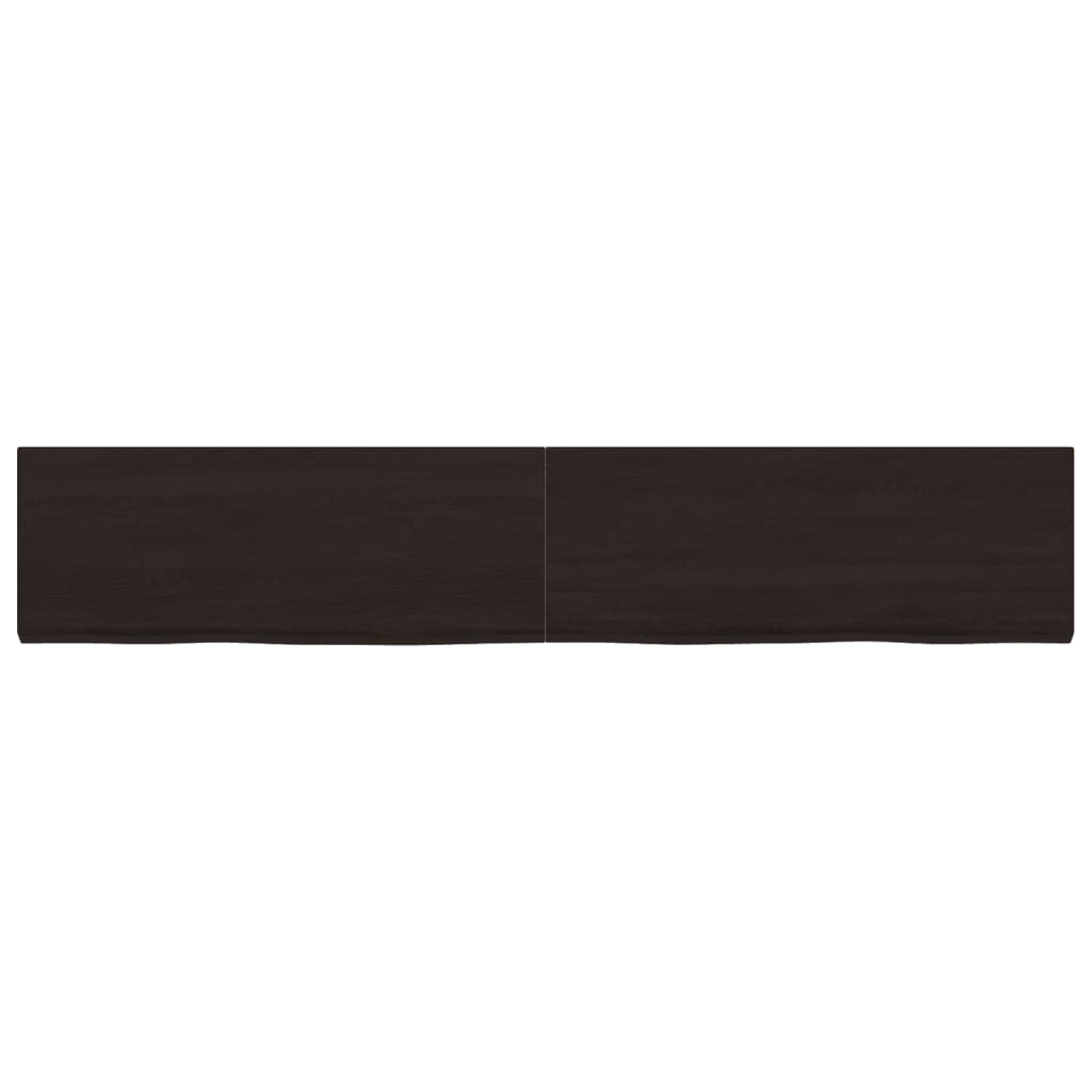 VIDAXL WASHBAIN-Blatt 160x30x (2-4) CM behandelt massives Holz dunkelbraun