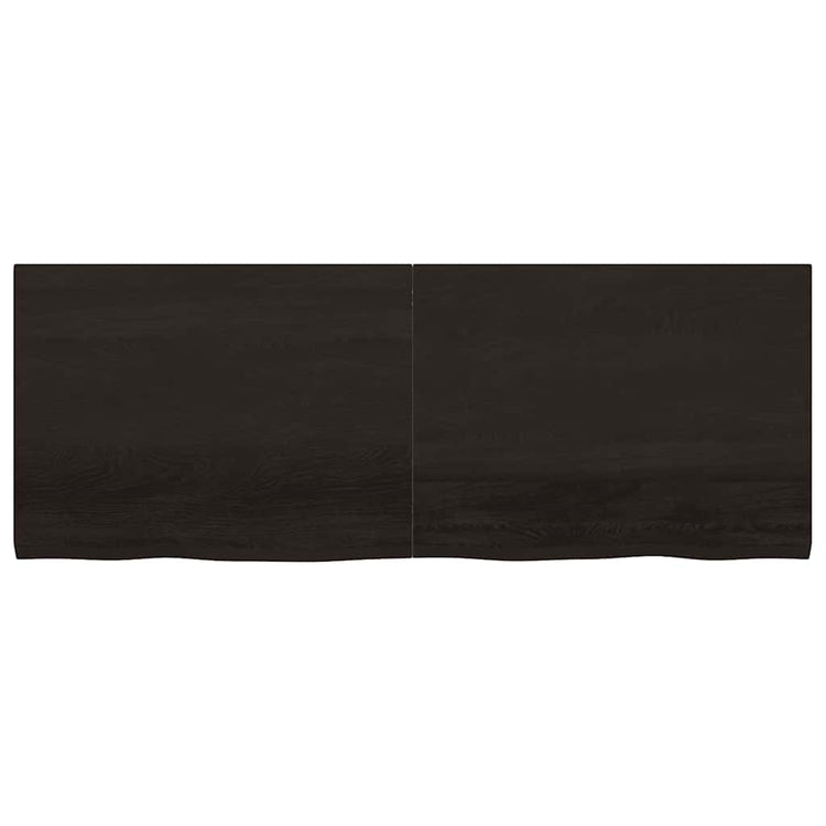 VIDAXL WASHBAIN-Blatt 160x60x (2-4) CM behandeltes massives Holz dunkelbraun