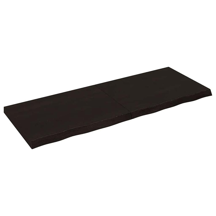 VIDAXL WASHBAIN-Blatt 160x60x (2-6) CM behandelt massives Holz dunkelbraun