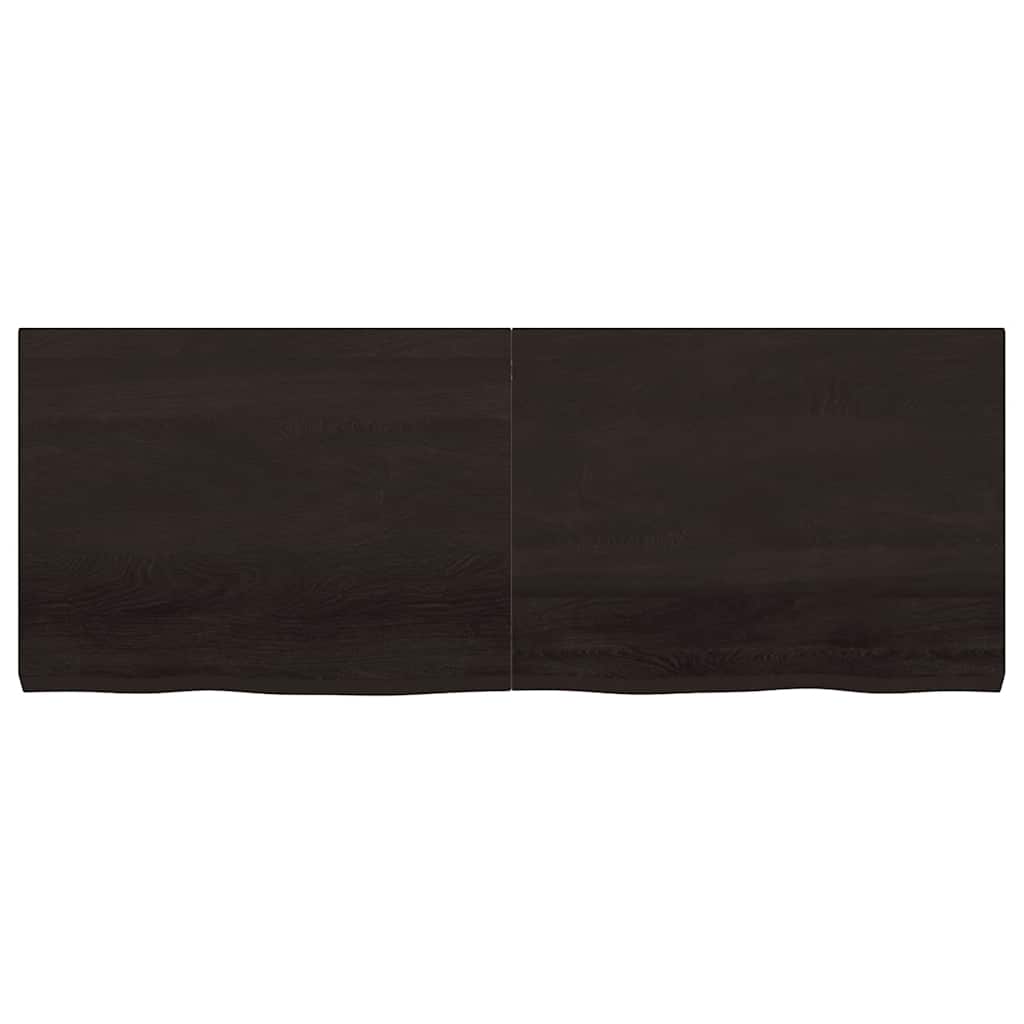 VIDAXL WASHBAIN-Blatt 160x60x (2-6) CM behandelt massives Holz dunkelbraun