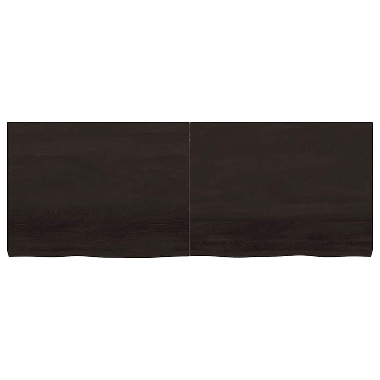 VIDAXL WASHBAIN-Blatt 160x60x (2-6) CM behandelt massives Holz dunkelbraun