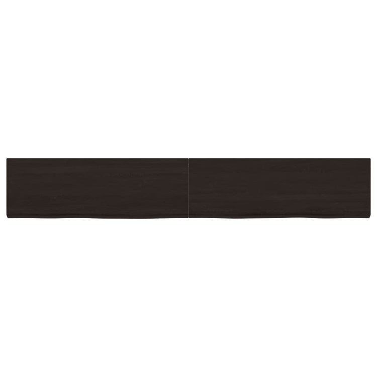 VIDAXL WASHBAIN-Blatt 180x30x (2-6) CM behandelt massives Holz dunkelbraun