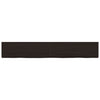 VIDAXL WASHBAIN-Blatt 180x40x (2-4) CM behandelt massives Holz dunkelbraun