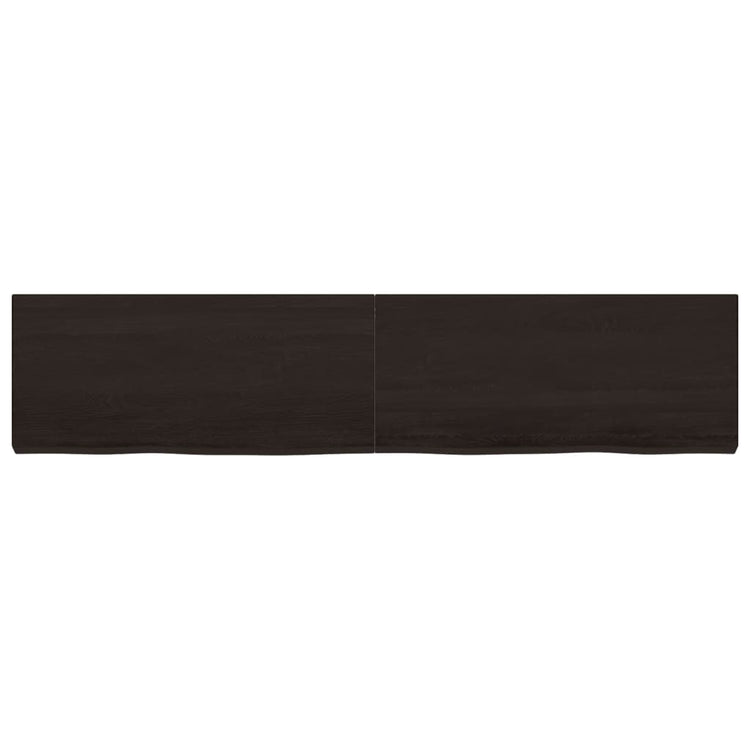 VIDAXL WASHBAIN-Blatt 180x40x (2-6) CM behandelt massives Holz dunkelbraun