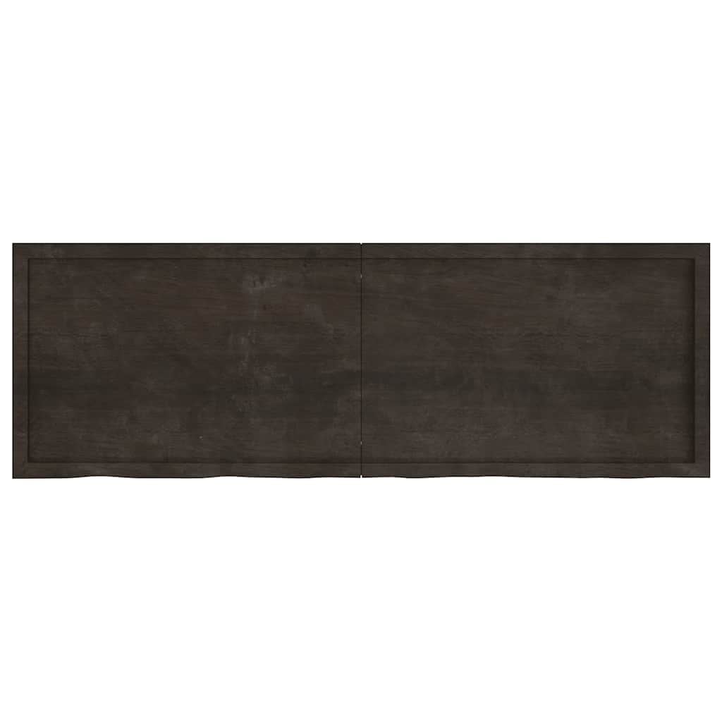 VIDAXL WASHBAIN-Blatt 180x60x (2-4) CM behandelt massives Holz dunkelbraun