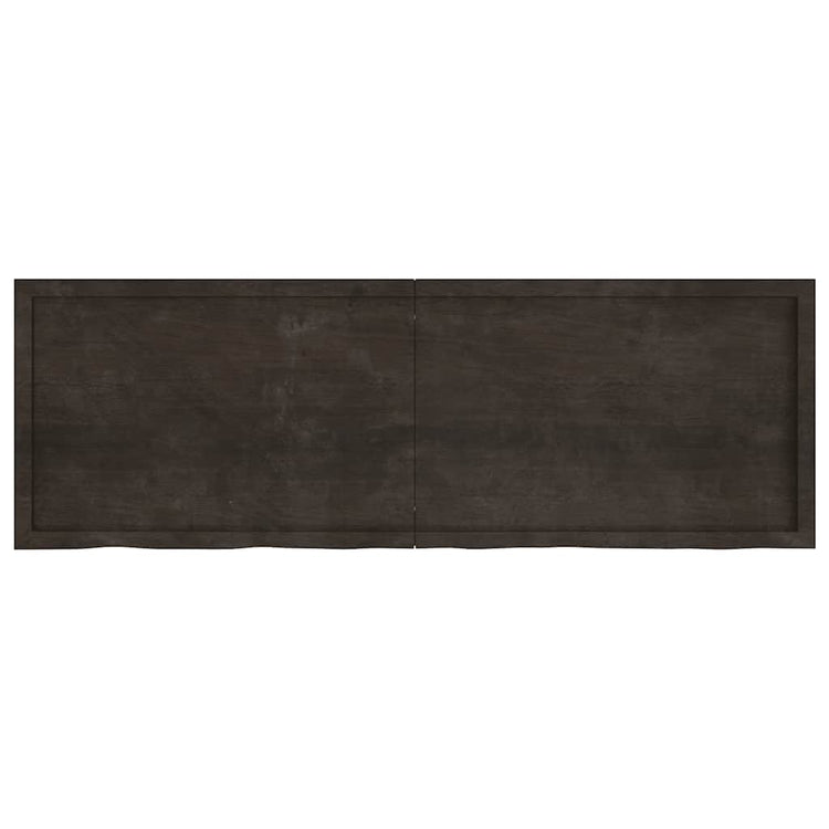 VIDAXL WASHBAIN-Blatt 180x60x (2-4) CM behandelt massives Holz dunkelbraun
