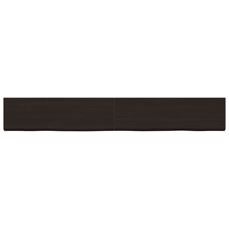 VIDAXL WASHBAIN-Blatt 200x30x (2-6) CM behandelt massives Holz dunkelbraun