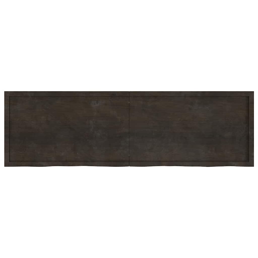 VIDAXL WASHBAIN-Blatt 200x60x (2-4) CM behandelt massives Holz dunkelbraun