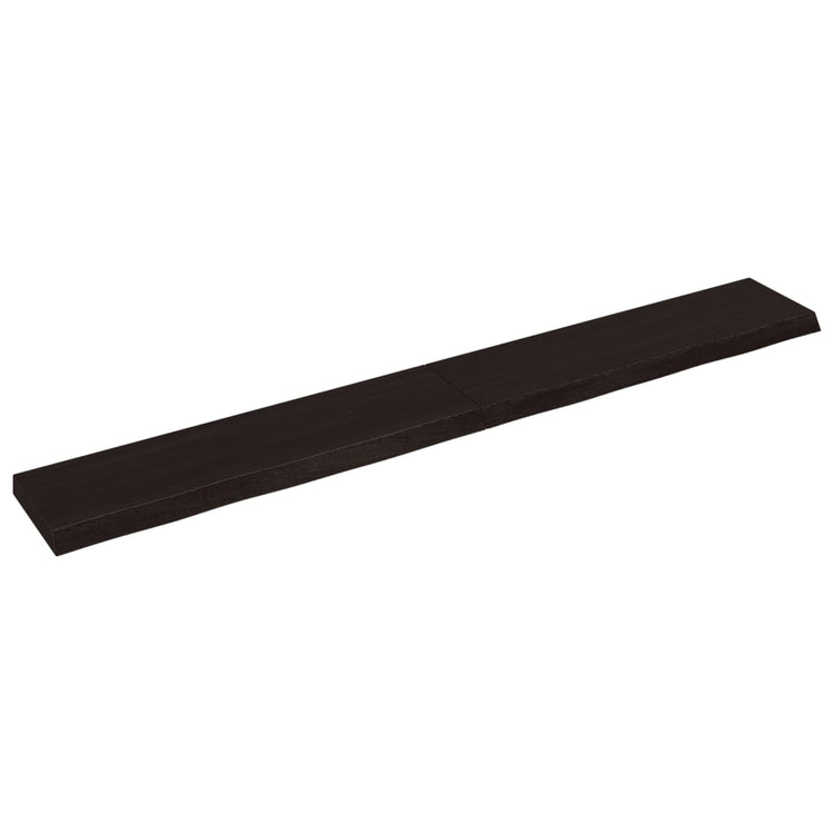 VIDAXL WASHBAIN-Blatt 220x30x (2-6) CM behandelt massives Holz dunkelbraun