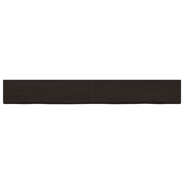 VIDAXL WASHBAIN-Blatt 220x30x (2-6) CM behandelt massives Holz dunkelbraun