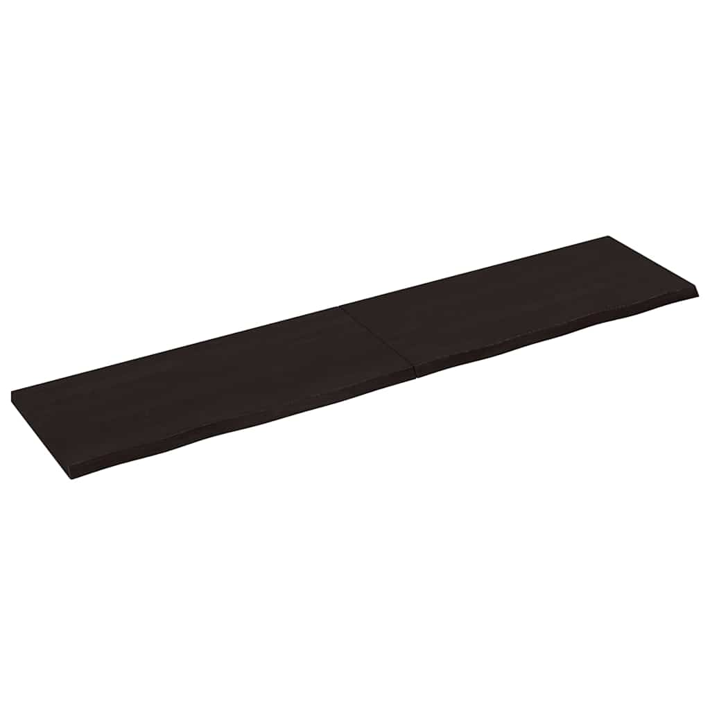 VIDAXL WASHBAIN-Blatt 220x50x (2-4) CM behandelt massives Holz dunkelbraun